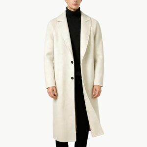 Double Faced 100% Wool Men's Overcoat