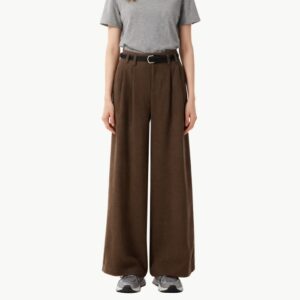 Thickened Wool Wide Leg Pants