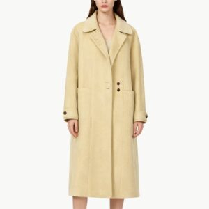 Simple Solid Color Thick Wool Coat