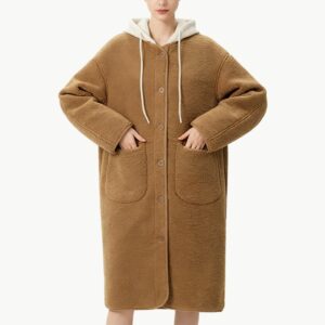 Vintage Style Lambswool Women's Coat