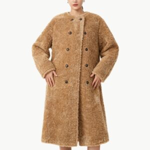 Women's Mid Length Lambswool Coat