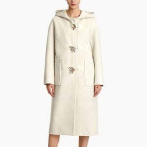 Hooded Wool Coat for Women