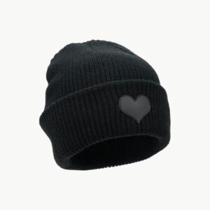 Heart Shaped Applique Beanie