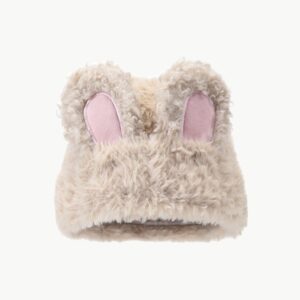 Plush Bunny Ear Beanie