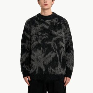 Men's Faux Mink Fleece Sweater
