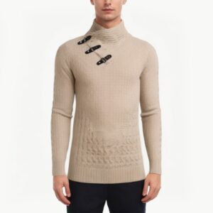 Men's Knitted Turtleneck Sweater