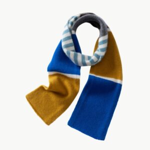 Versatile Striped Cashmere Scarf