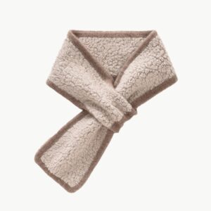 Short Cashmere Knit Scarf