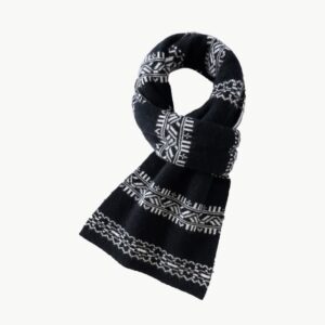 Vintage Snowflake Cashmere Scarf