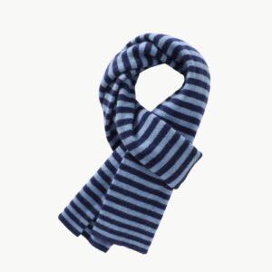 Striped Color Blocked Women's Cashmere Scarf