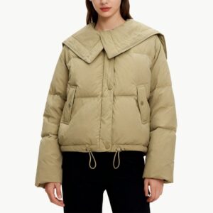Versatile Lapel Down Jacket