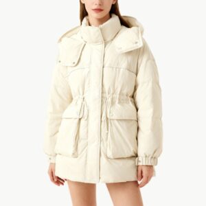 Casual Mid Length Down Jacket