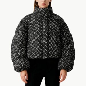 Two Way Floral Down Jacket