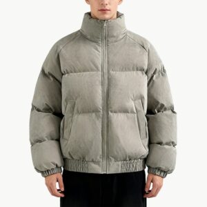 Thickened Solid Color Men's Down Jacket